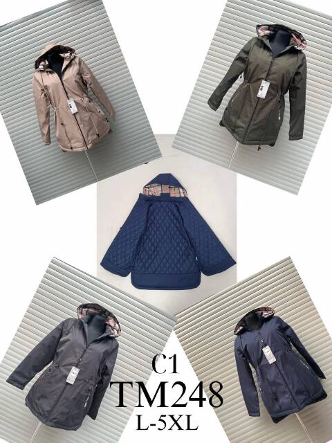 Kurtka wiosena damskie TM248 1 kolor L-5XL 1
