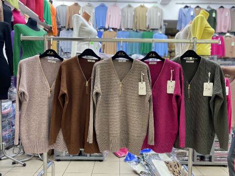 Sweter damskie 8544 Mix kolor L-3XL