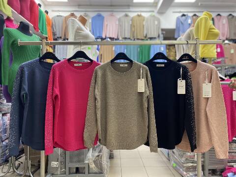 Sweter damskie 8550 Mix kolor L-3XL