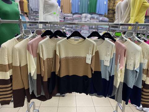 Sweter damskie 8556 Mix kolor L-3XL
