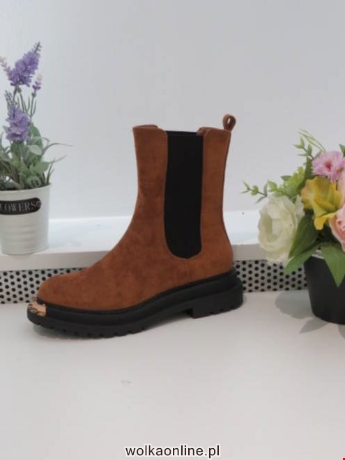 Botki Damskie RXJ218 CAMEL 36-41