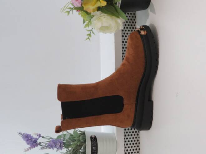 Botki Damskie RXJ218 CAMEL 36-41 1