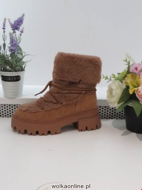 Botki Damskie 9523 CAMEL 36-41