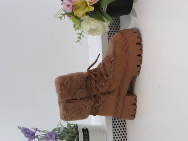 Botki Damskie 9523 CAMEL 36-41 1
