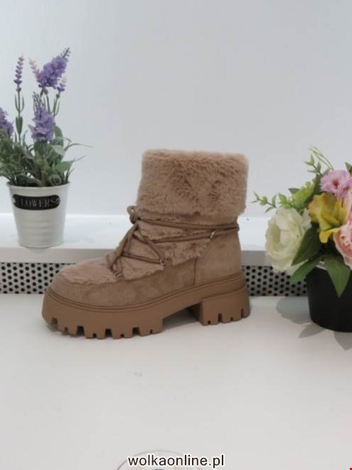 Botki Damskie 9523 KHAKI 36-41