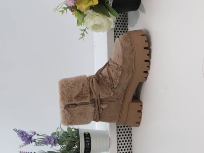 Botki Damskie 9523 KHAKI 36-41 1