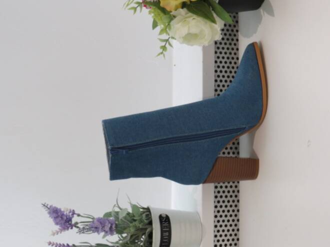 Botki Damskie 9539 NAVY 36-41 1