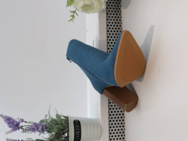 Botki Damskie 9539 NAVY 36-41 2