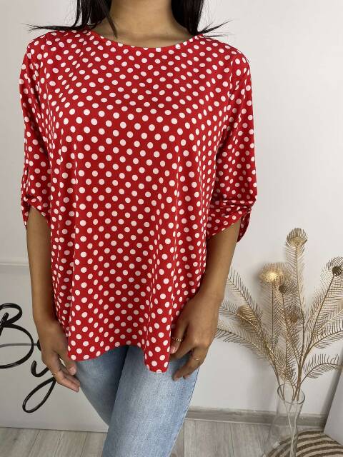 Bluzka damskie 8700 1 kolor 46-54 1