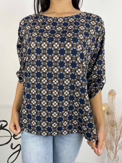 Bluzka damskie 8704 1 kolor 46-54 1