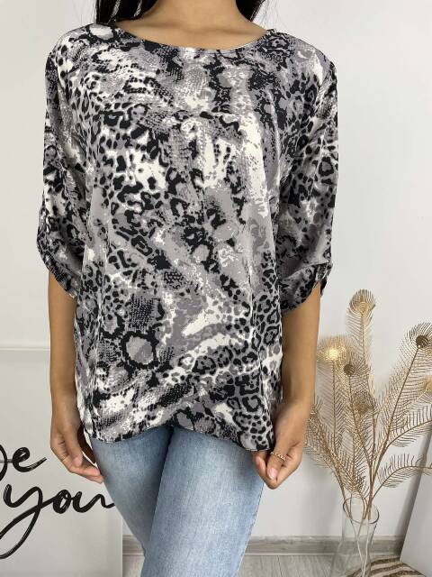 Bluzka damskie 8706 1 kolor 46-54 1