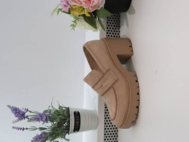 Czółenka Damskie 9256A BEIGE 36-41