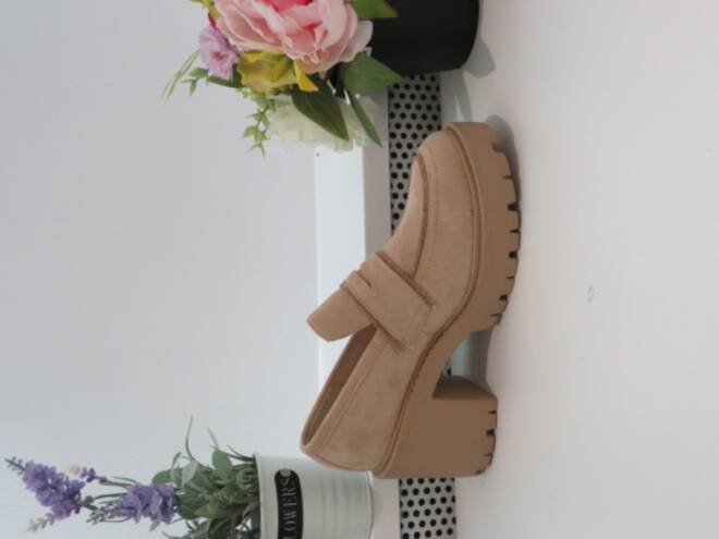 Czółenka Damskie 9256A BEIGE 36-41 1