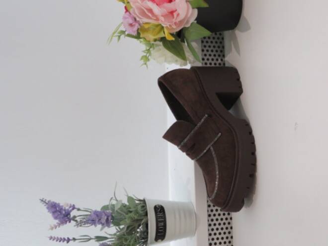 Czółenka Damskie 9256 BROWN 36-41