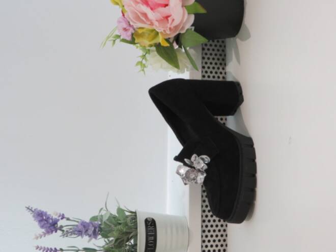 Czółenka Damskie 168-553 BLACK 36-41