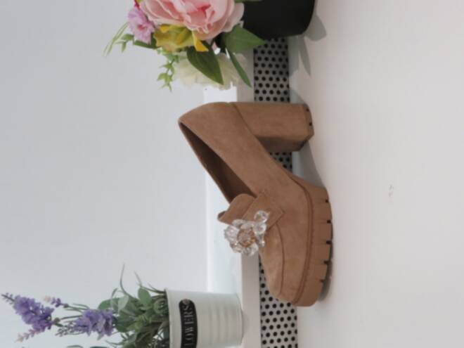 Czółenka Damskie 168-553 KHAKI 36-41