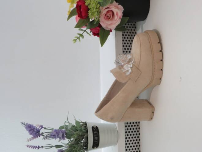 Czółenka Damskie 168-553 BEIGE 36-41