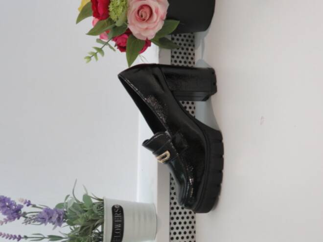 Czółenka Damskie 168-513 BLACK PU 36-41