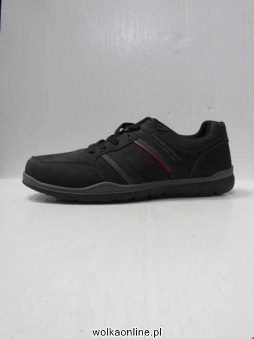 Sportowe męskie 1402 BLACK/RED 41-46