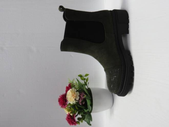Botki Damskie RXJ176 GREEN 36-41 1