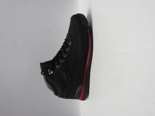 Botki Męskie 0602 BLACK/RED 41-46