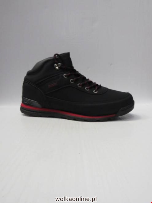 Botki Męskie 0602 BLACK/RED 41-46