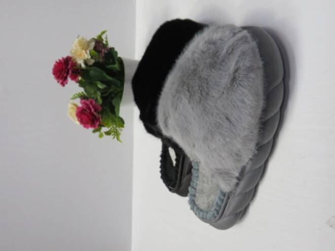 Klapki Damskie GP-24 BLACK/GREY/LEATRED 36-41 1