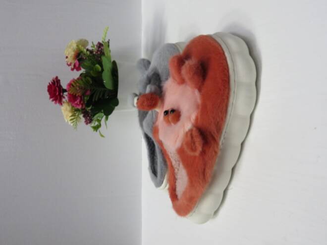 Kapcie Dziecięce HM-4 GREEN/COFFEE/GREY/EMRED 32-37 1