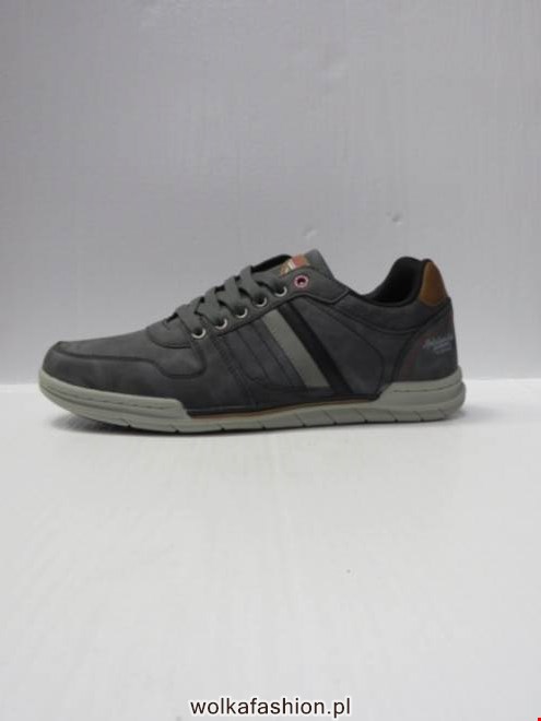 Sportowe męskie A209-4 D.GREY/CAMEL 41-46