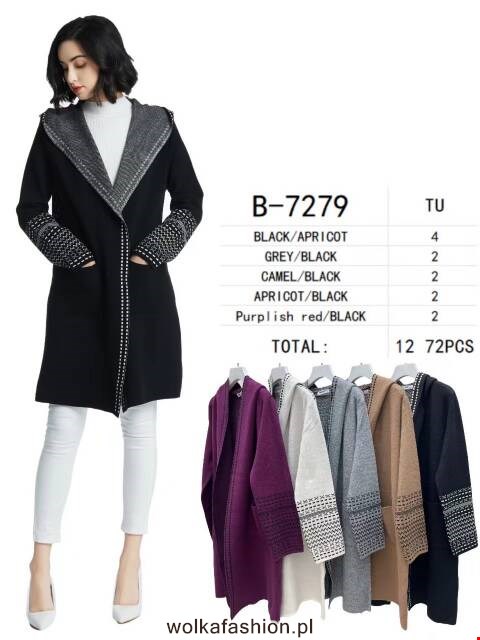 Narzutka damskie B-7279 Mix kolor Standard