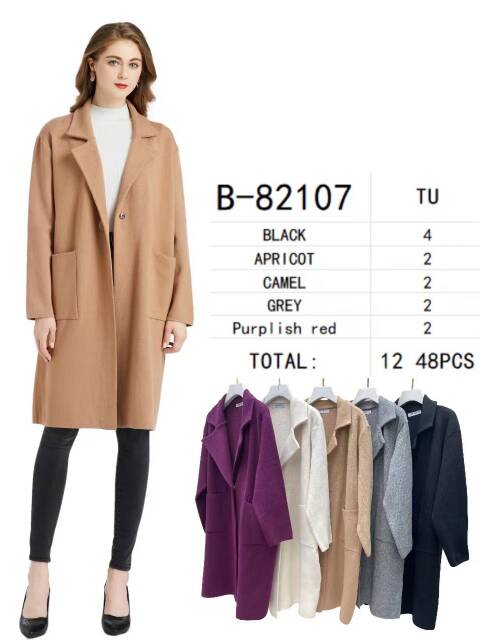 Płaszcze damskie B-82107 Mix kolor Standard 1
