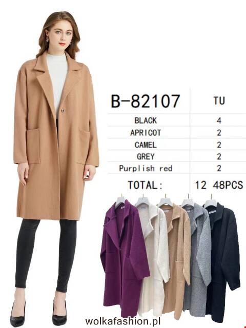 Płaszcze damskie B-82107 Mix kolor Standard