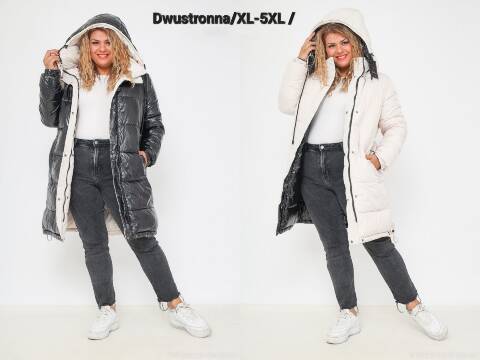 Płaszcze zimowe damskie 1213 1 kolor XL-5XL 1