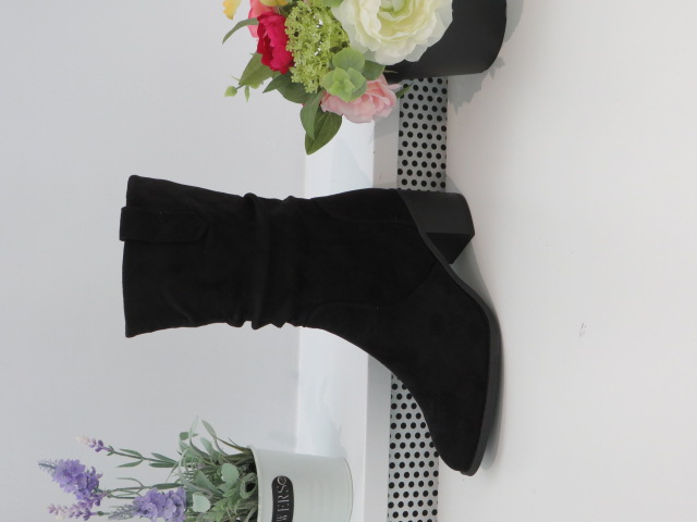 Botki Damskie F6286 BLACK 36-41