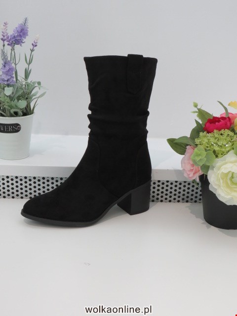 Botki Damskie F6286 BLACK 36-41