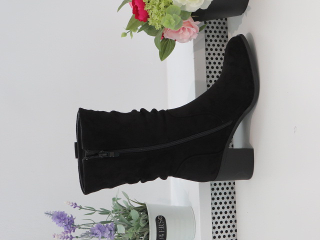 Botki Damskie F6286 BLACK 36-41 1