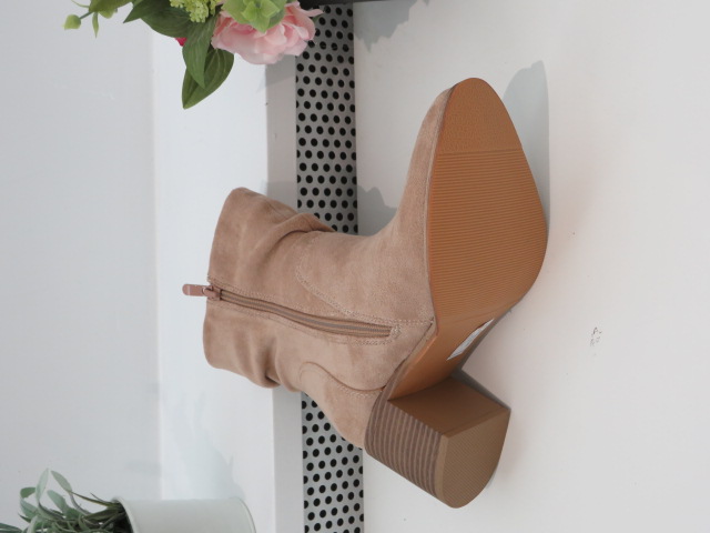 Botki Damskie F6303 KHAKI 36-41 2