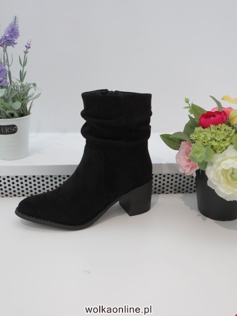 Botki Damskie F6303 BLACK 36-41