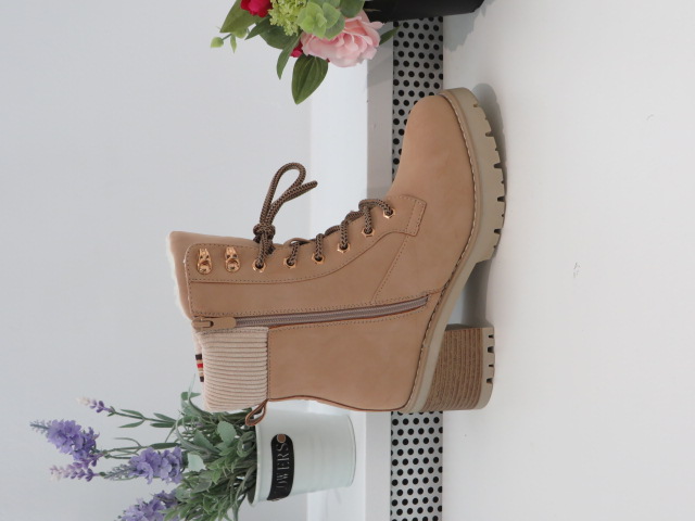 Botki Damskie 1392-GA BEIGE 36-41 1