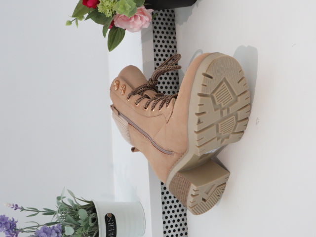 Botki Damskie 1392-GA BEIGE 36-41 2