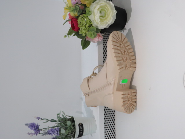 Botki Damskie ZY004 BEIGE 36-41 2