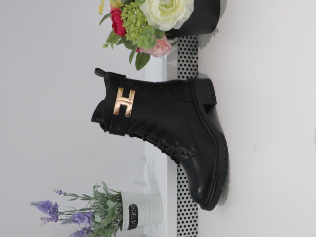 Botki Damskie ZY004 BLACK 36-41