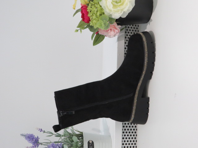 Botki Damskie 68210 BLACK 36-41 1