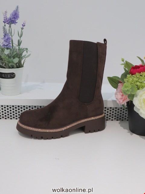 Botki Damskie 68210 BROWN 36-41