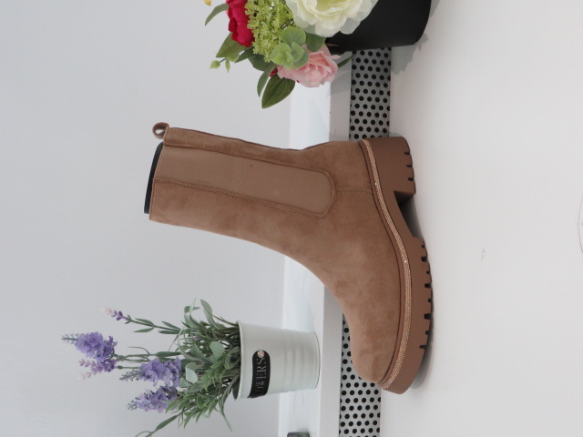 Botki Damskie 68210 KHAKI 36-41