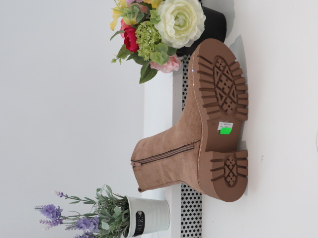 Botki Damskie 68210 KHAKI 36-41 2