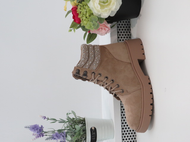 Botki Damskie 6880 KHAKI 36-41