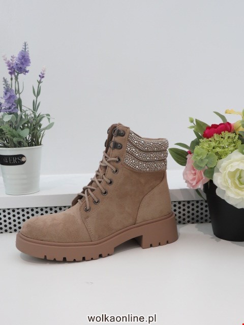 Botki Damskie 6880 KHAKI 36-41