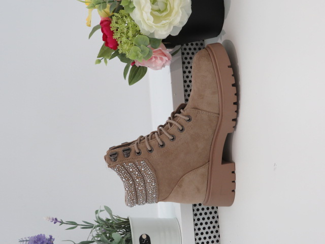 Botki Damskie 6880 KHAKI 36-41 1