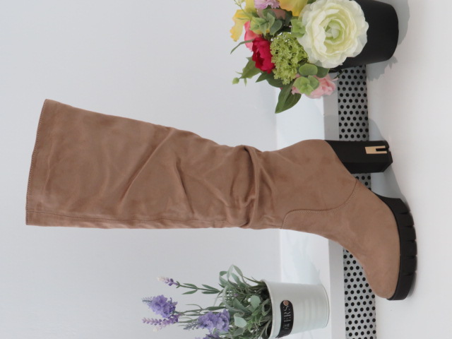 Kozaki Damskie HB-91 KHAKI 36-41